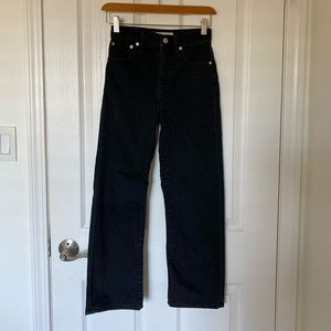 Madewell Slim Wide Leg Crop jeans size 23